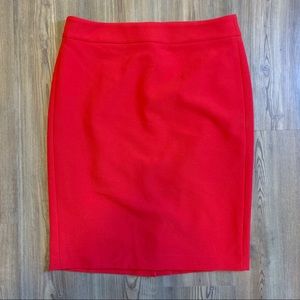 Red Ann Taylor Skirt